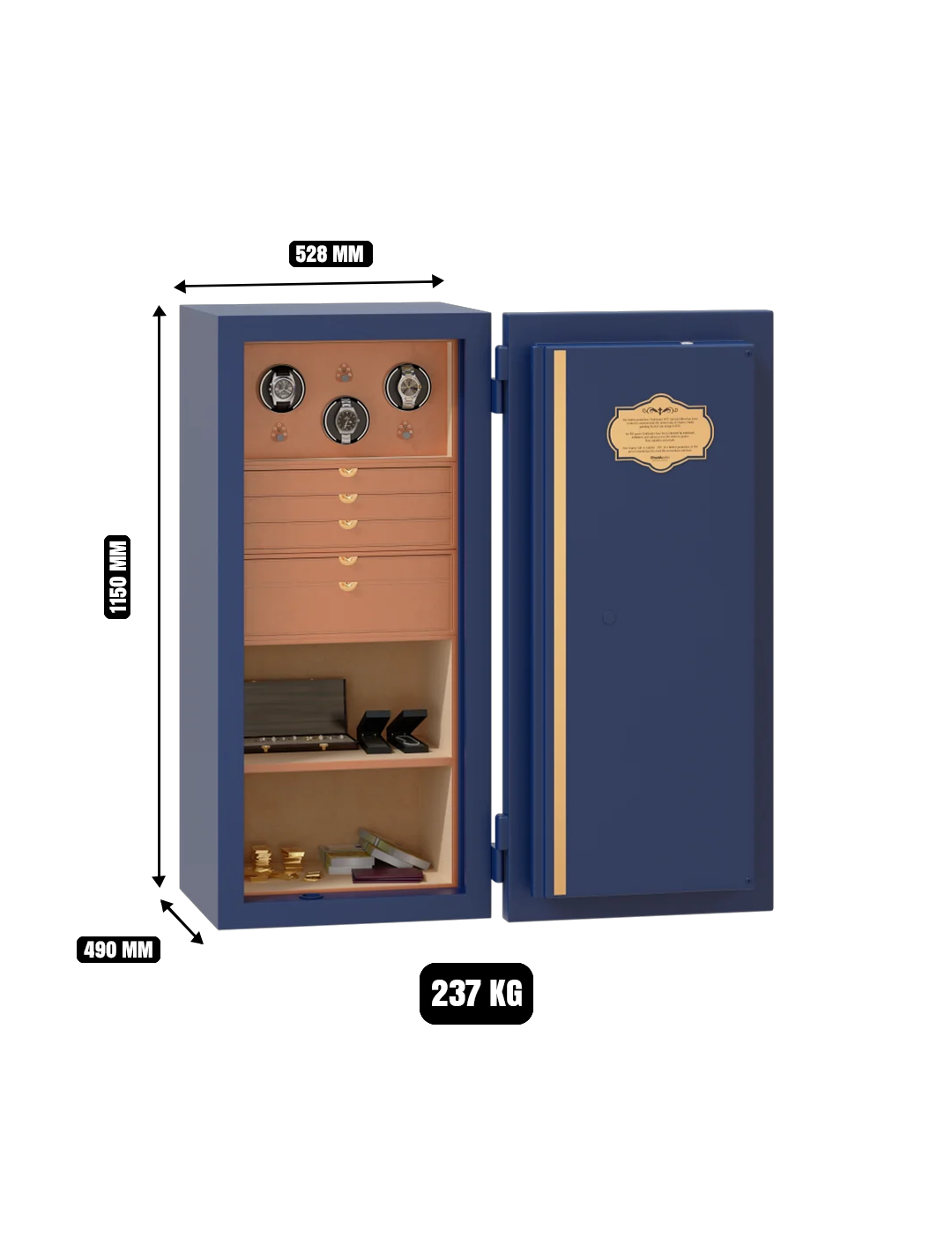 Chubbsafes 1835 Special Edition Safe T2 (Blue)