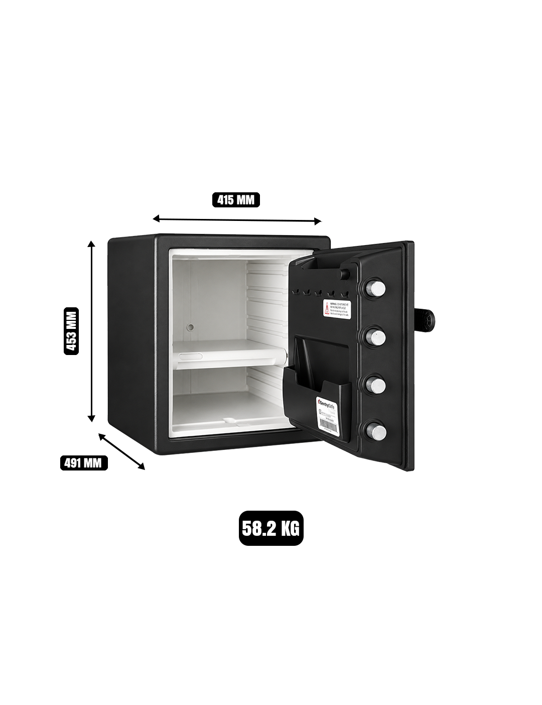 SENTRY DIGITAL SAFE, STW123GDC