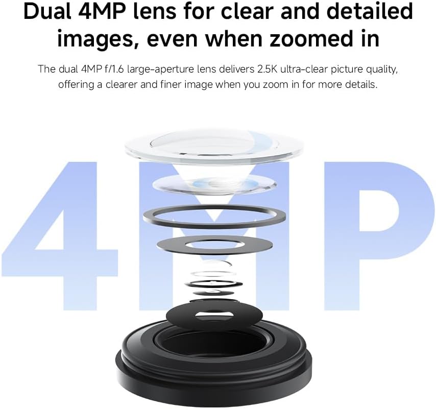 Xiaomi Outdoor Camera CW500 Dual, Dual 2.5K ultra-HD picture quality | AI detection, dual-band Wi-Fi 6, security chip