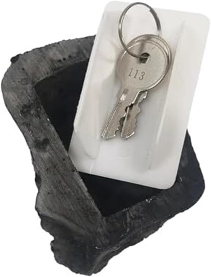 SHAKLZOP Garden Stone Fake Rock Key Hider, Outdoor