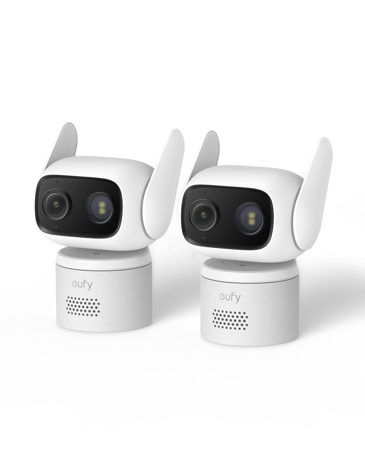 eufy Wired Cam C31,360° Pan/Tilt,Outdoor Camera,Indoor Cameras House Security,Dual Antenna,Colour Night Vision,Subscription-Free On-Device Storage,AI People/Vehicle/Pet/Crying Detection,24/7 Recording