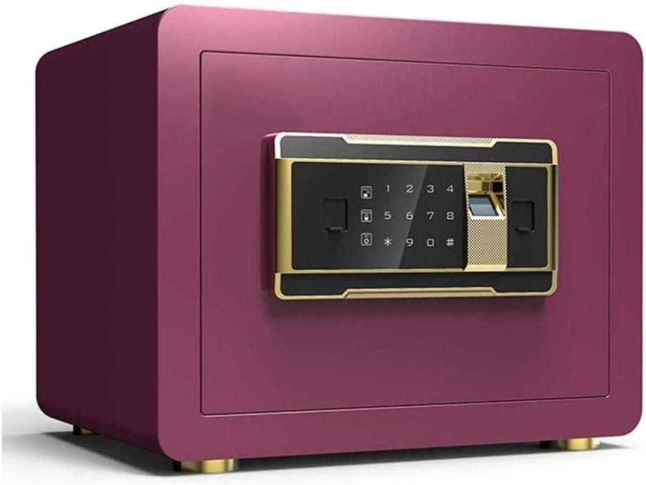 Safe and Durable Fireproof Waterproof Safe Safe Deposit Box Safes For Safe Box Cabinet Safes Keys Box Digital Fingerprint -Anchoring Safe Box For Cabinet Safes For ID Papers A4 Documents Laptop Comput
