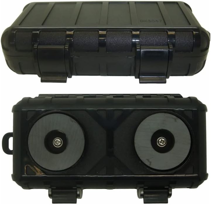 Vastu Large Magnetic Waterproof Stash Box Container for Under Car Truck Lorry Van with Very Strong Magnet to Hold 10Kg
