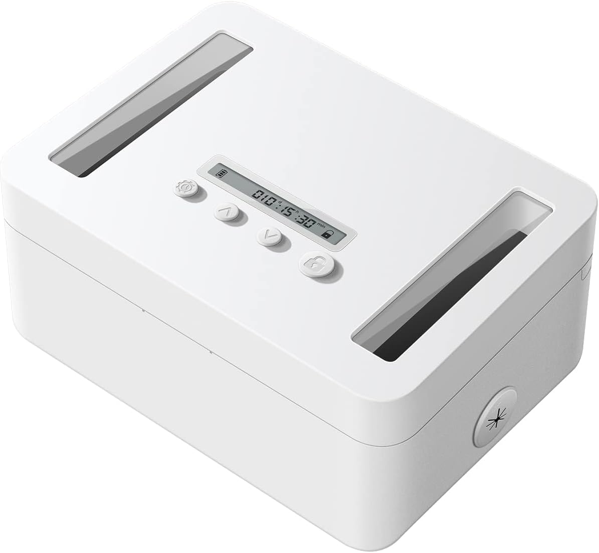 TERRIFI Metal Timed Lock Box, Time lock Box with Child Lock and LED Display, Self-Control Timer Locker, for Phones, Snacks, Video Games or Other Temptations, Can reduce Stress & Anxiety