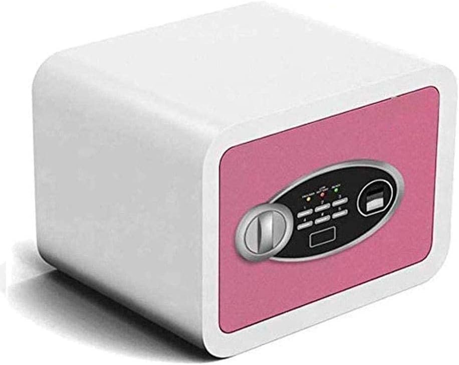 Safe and Durable Fireproof Waterproof Safe Safe Deposit Box Safe Box Safes Electronic Fingerprint Password Key Storage Cabinet with Partition Alarm System - Cash Box - Multicolor -35X25X25cm for Home