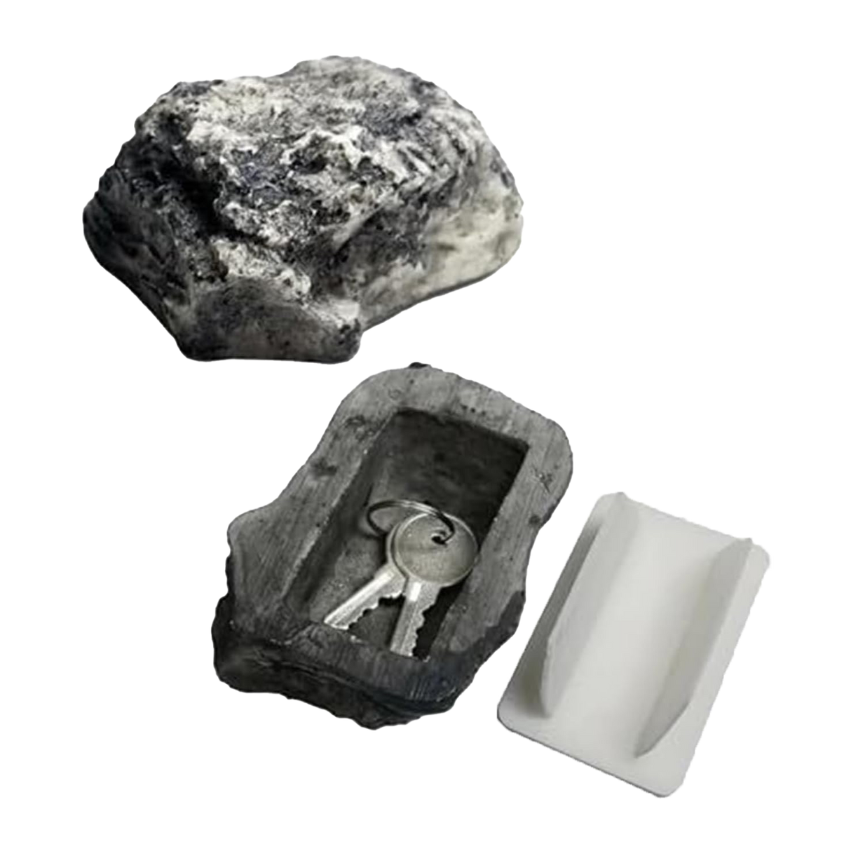 SHAKLZOP Garden Stone Fake Rock Key Hider, Outdoor