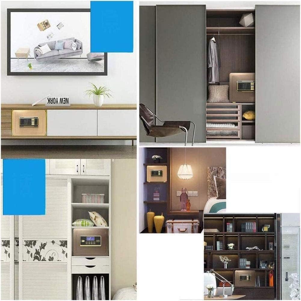Safe and Durable Fireproof Waterproof Safe Safe Deposit Box Safes For Safe Box Cabinet Safes Keys Box Digital Fingerprint -Anchoring Safe Box For Cabinet Safes For ID Papers A4 Documents Laptop Comput