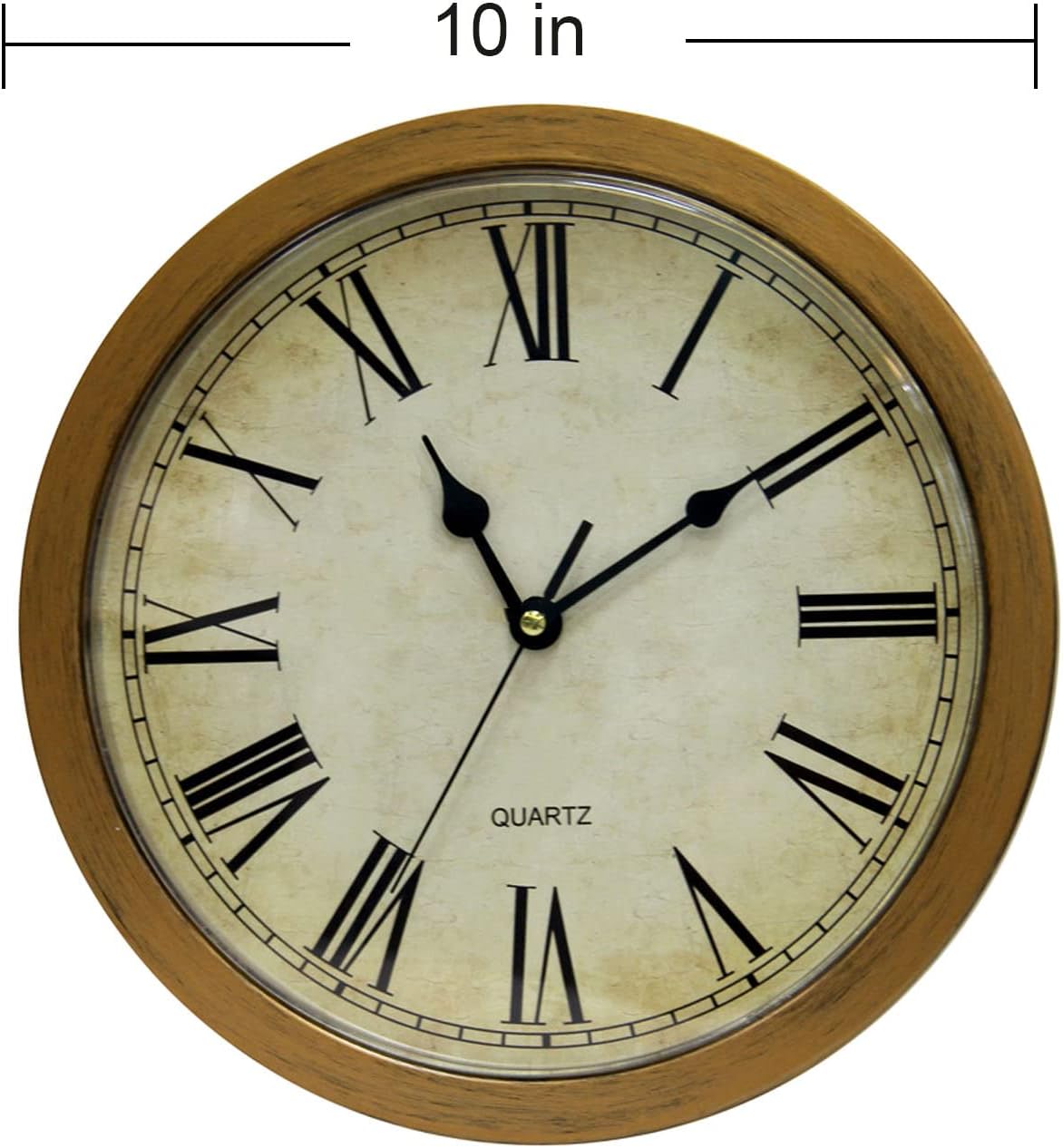 Benkaim Secret Compartment, Upgraded Silent Thickened 10 Inch Plastic Wall Clock Diversion Safe Clock with Hidden Compartment, Secret Hidden Clock for Valuables