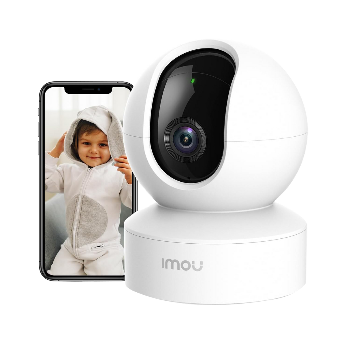 Imou 1080P Indoor Smart Camera, 360° PTZ, Night Vision, Two-Way Talk