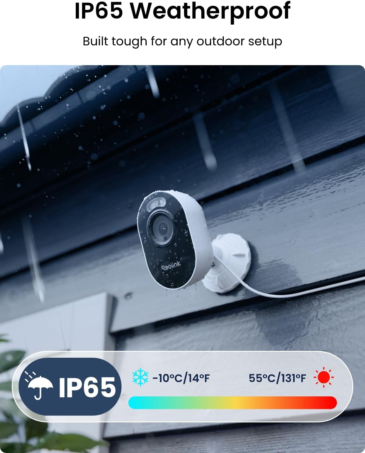 REOLINK Lumus 2K 4MP WiFi Camera with Spotlight, AI Detection