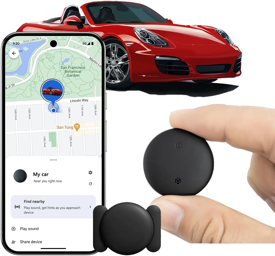 Android Find My Device Subscription-Free GPS Car Locator ,Super Magnetic! 365-Day Ultra-Long Battery Life! – Waterproof, Drop-Resistant, and Stealth Tracking.