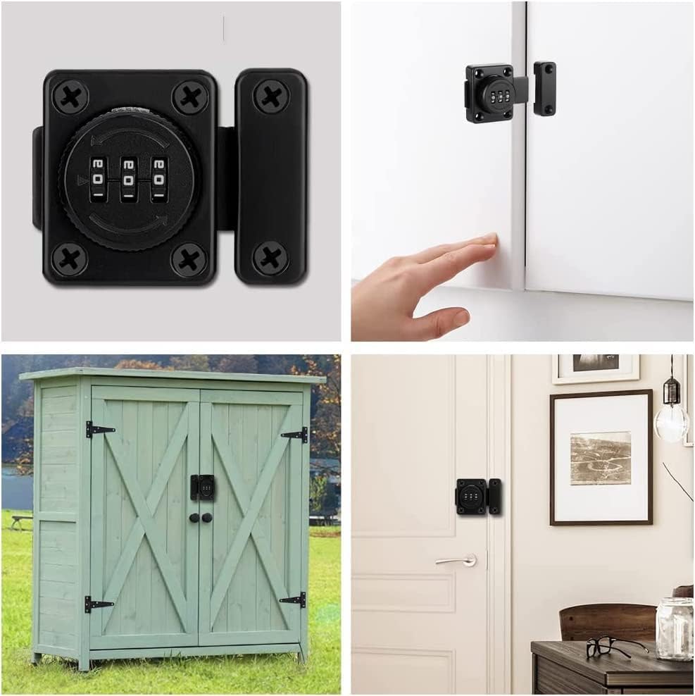 SYOSI Mechanical Password Lock for Cabinet/Sliding Door (Surface-Mounted)
