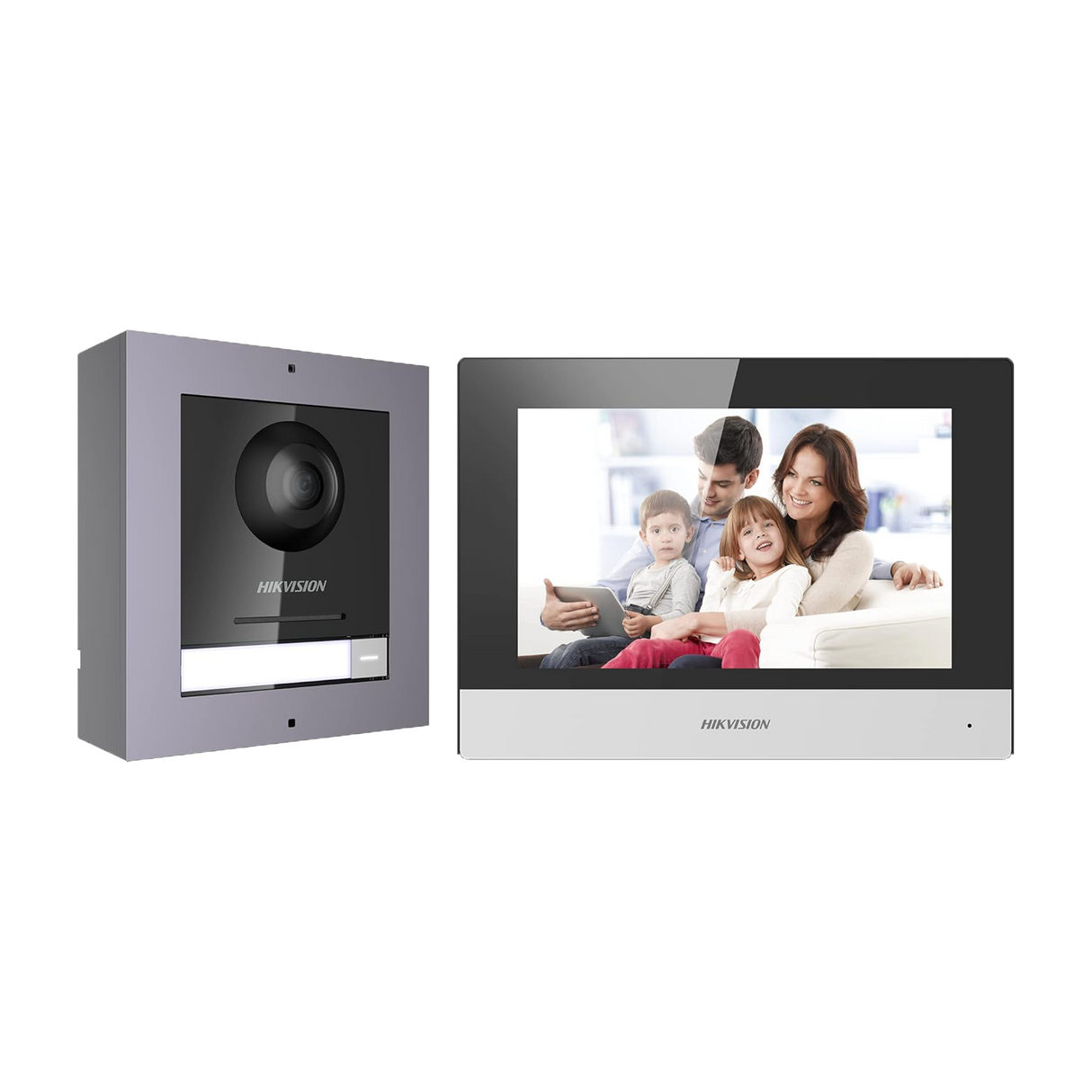 Hikvision DS-KIS602 IP Video Door Phone, 7-inch TFT, 1080p