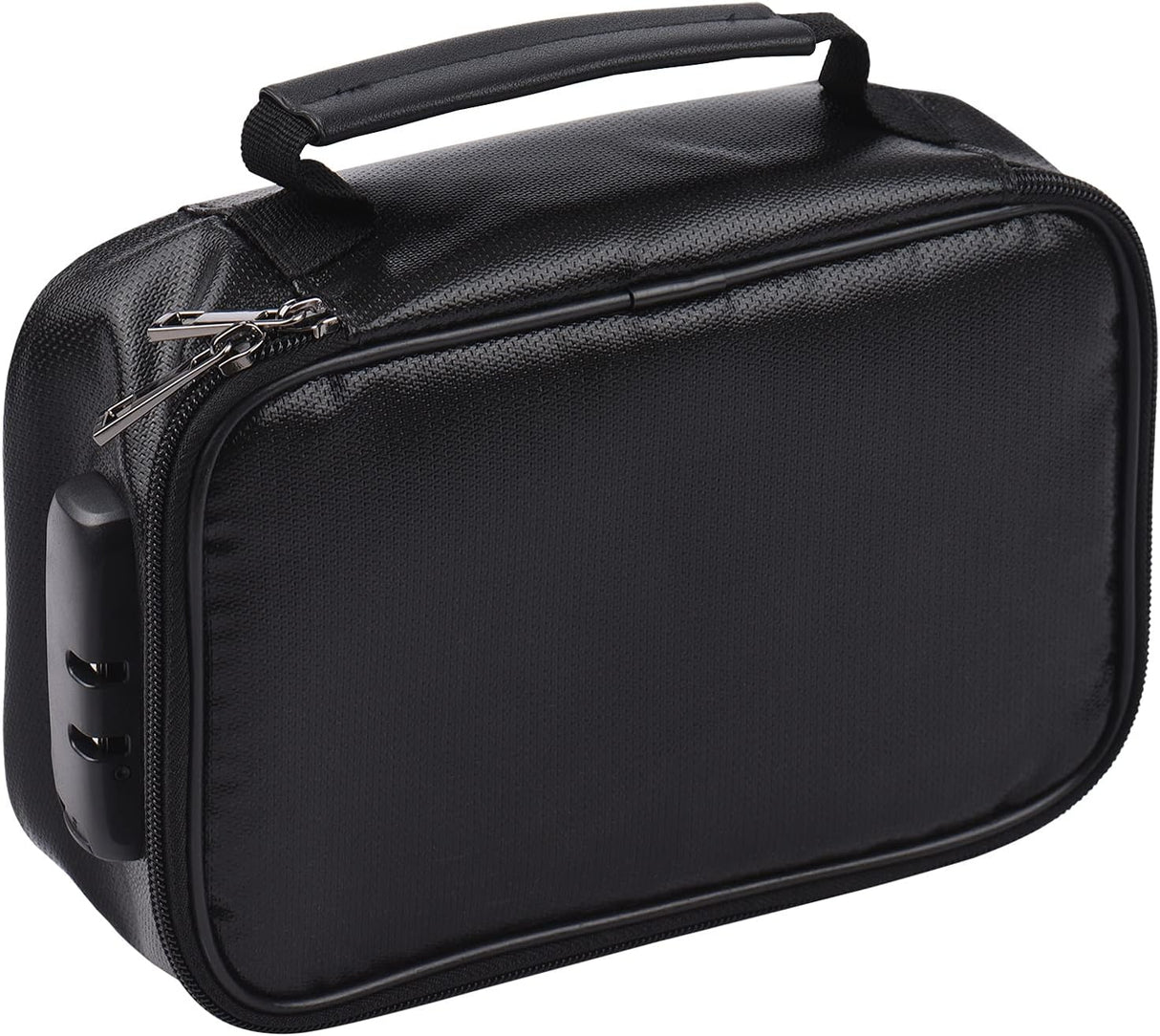 Fireproof File Document Bag Safety Organizer with 3-Digit Lock Zipper Closure Fire & Water Resistant Money Pouch Multi-Layer Card Case for Home Office Travel Passport Certificates