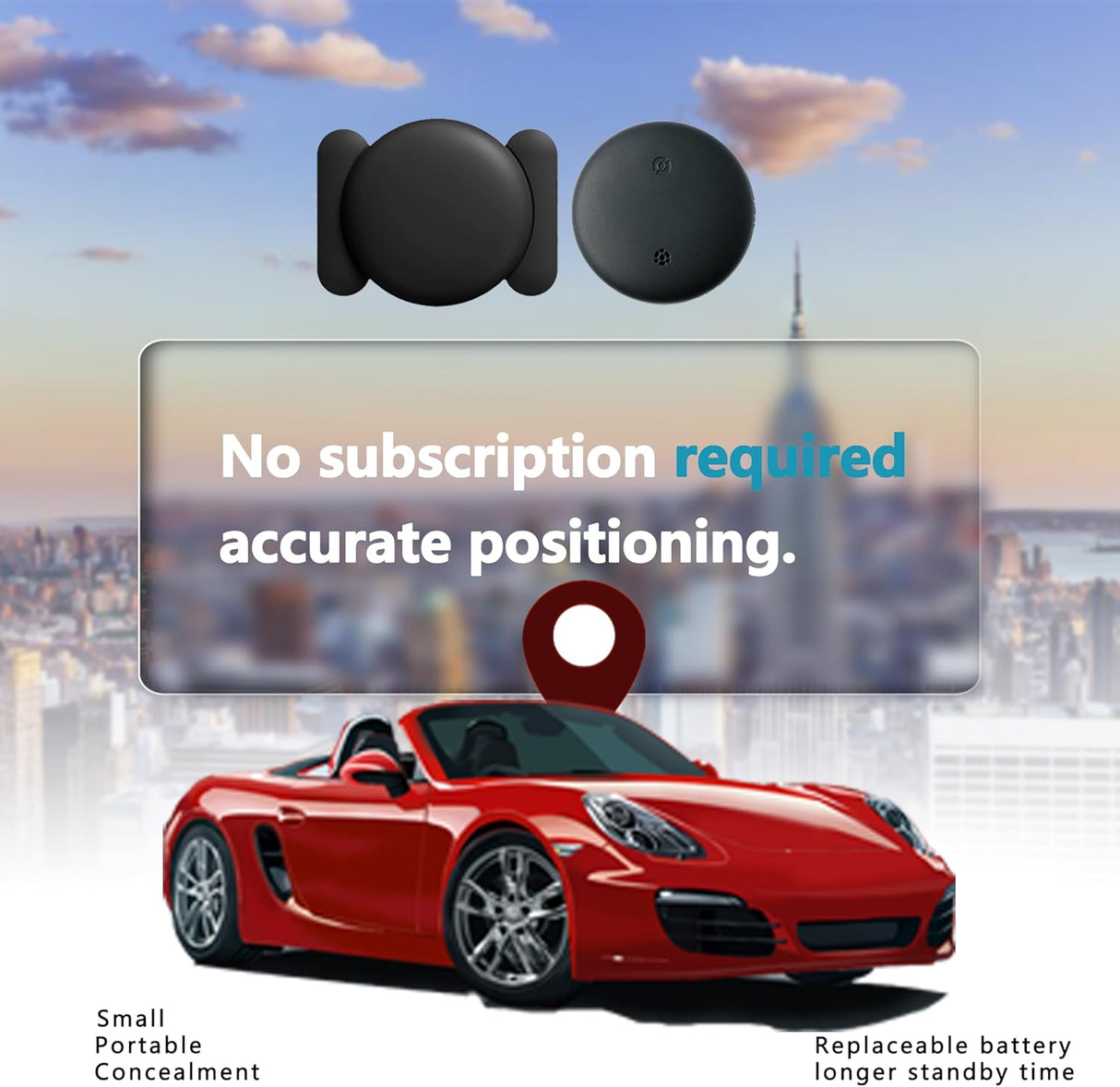 Android Find My Device Subscription-Free GPS Car Locator ,Super Magnetic! 365-Day Ultra-Long Battery Life! – Waterproof, Drop-Resistant, and Stealth Tracking.