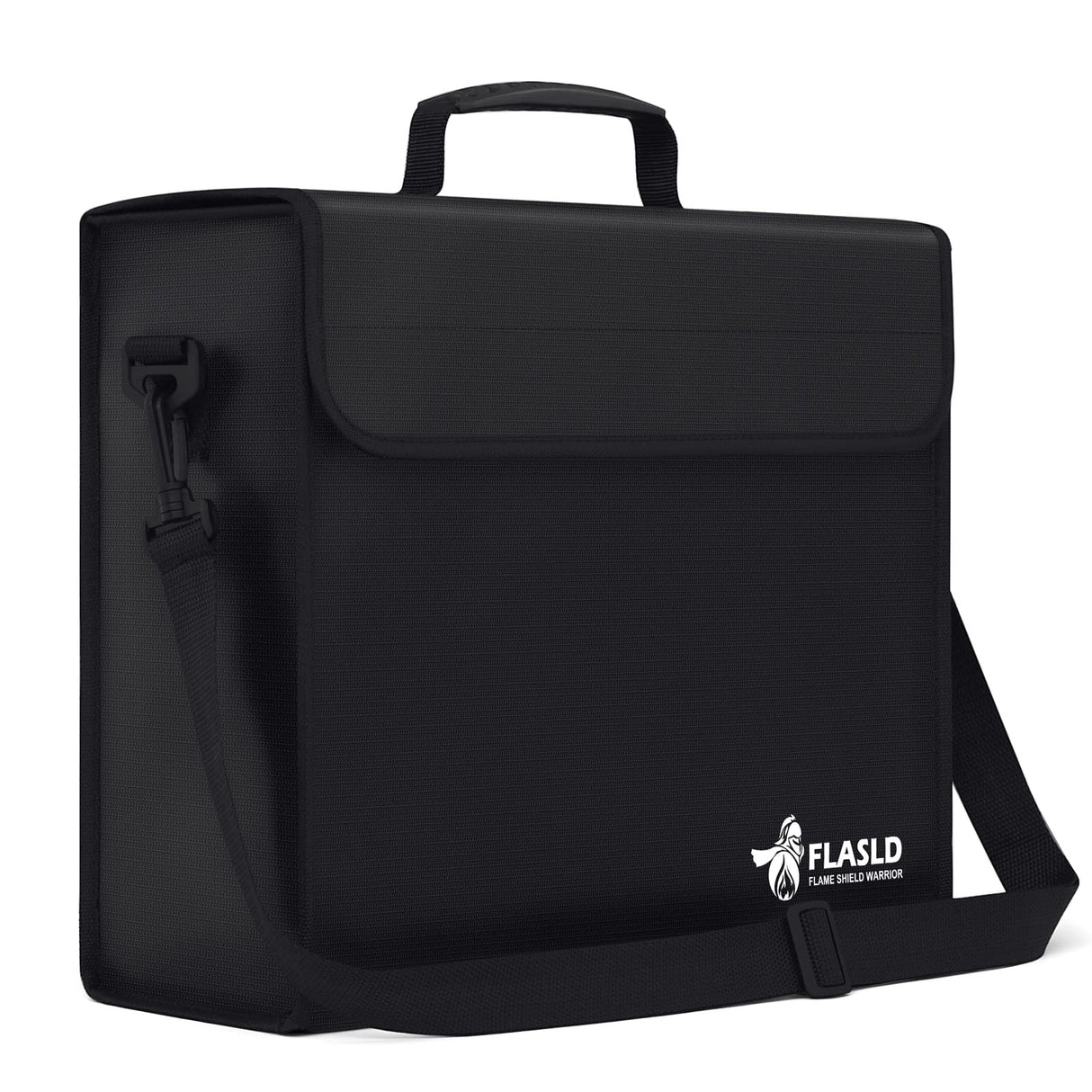 FLASLD Fireproof Document & Money Bags, Large Fireproof & Water Resistant Bag, Fireproof Folder Safe Bag for Cash, Valuables & Passport, with Silicone Coating & Zipper Closure (Storage Bag-24x12x12”)