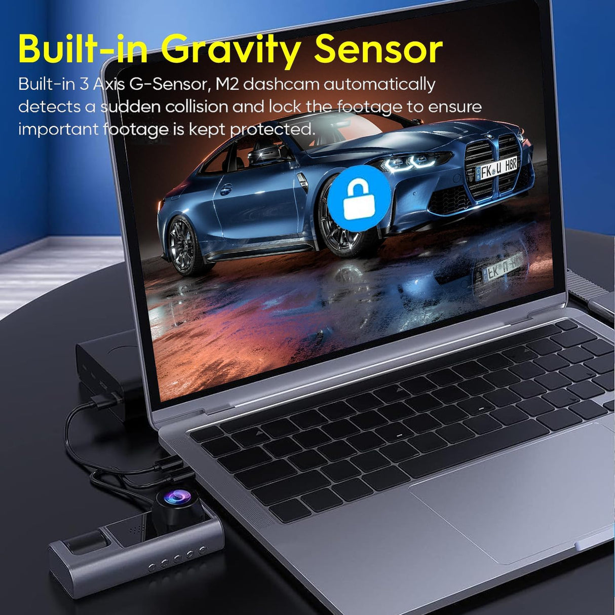 Exrp 3 Channel Dash Cam Front and Rear Inside, 1080P Dash Camera for Cars, Dashcam Three Way Triple Car Camera with IR Night Vision, Loop Recording, G-Sensor, Parking Monitor, 24 Hours Recording