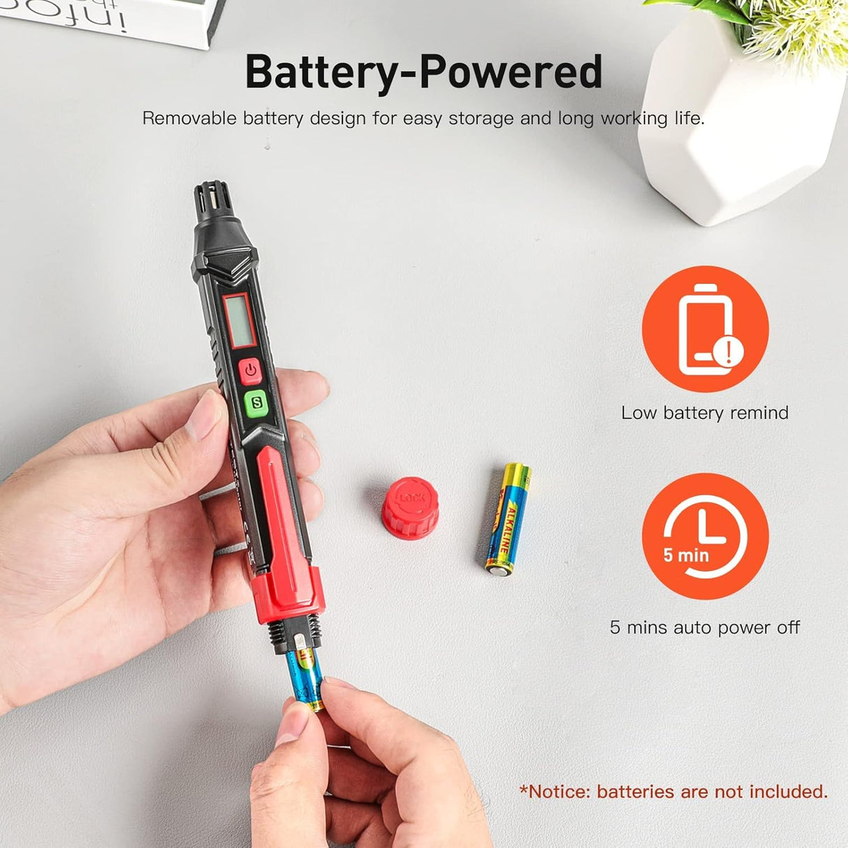MAKINGTEC Pen-Type Propane Gas Leak Detector, Portable, Battery