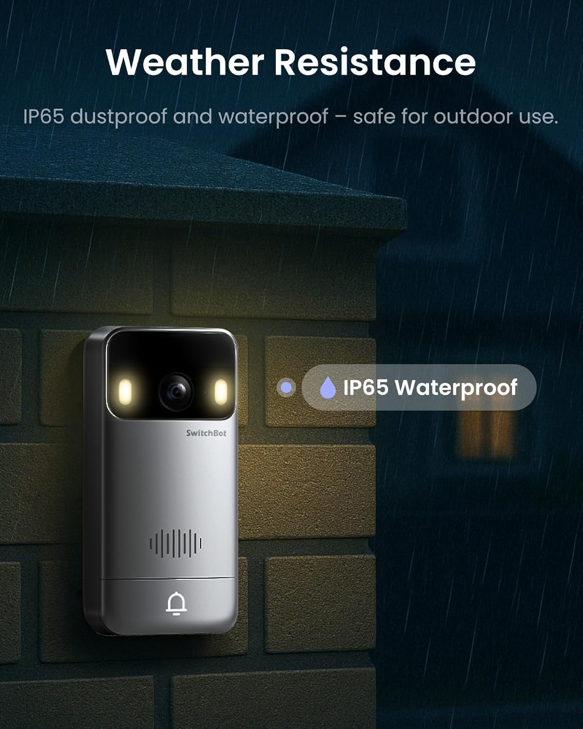 SwitchBot Video Doorbell Camera Wireless with Monitor, No Subscription, 4.3 Inch Screen, Battery Powered, Head-to-Toe View, 2K FHD, 2-Way Audio, Motion Detection, Works with Alexa/Goole/Home Assistant