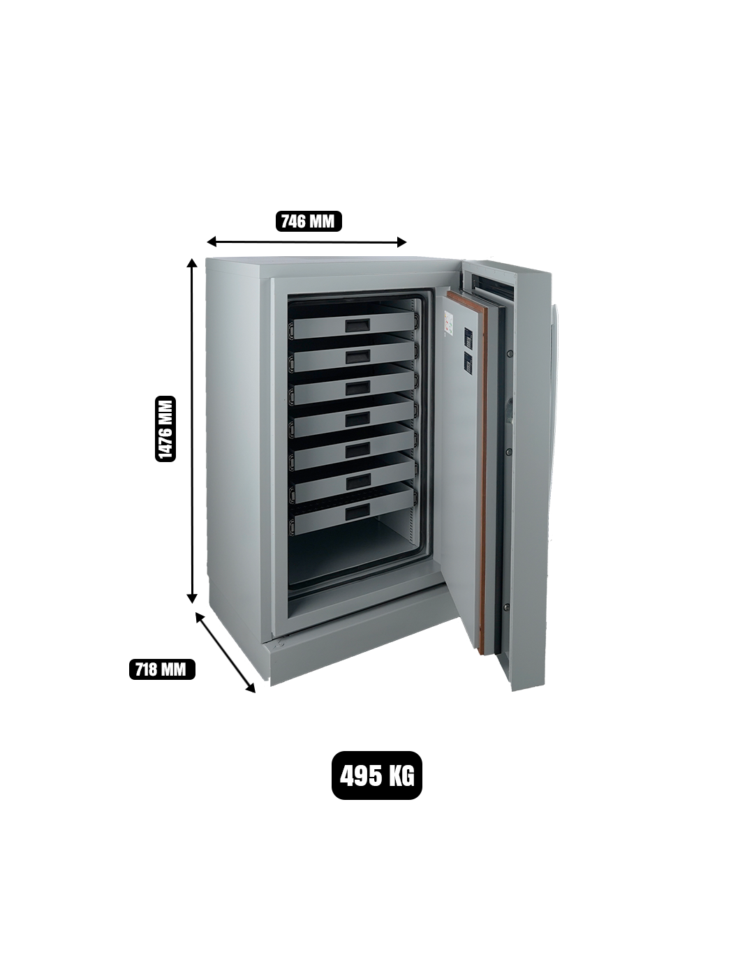 Fichet Bauche Diva Data Cabinet Grade S2 M-250 UAE