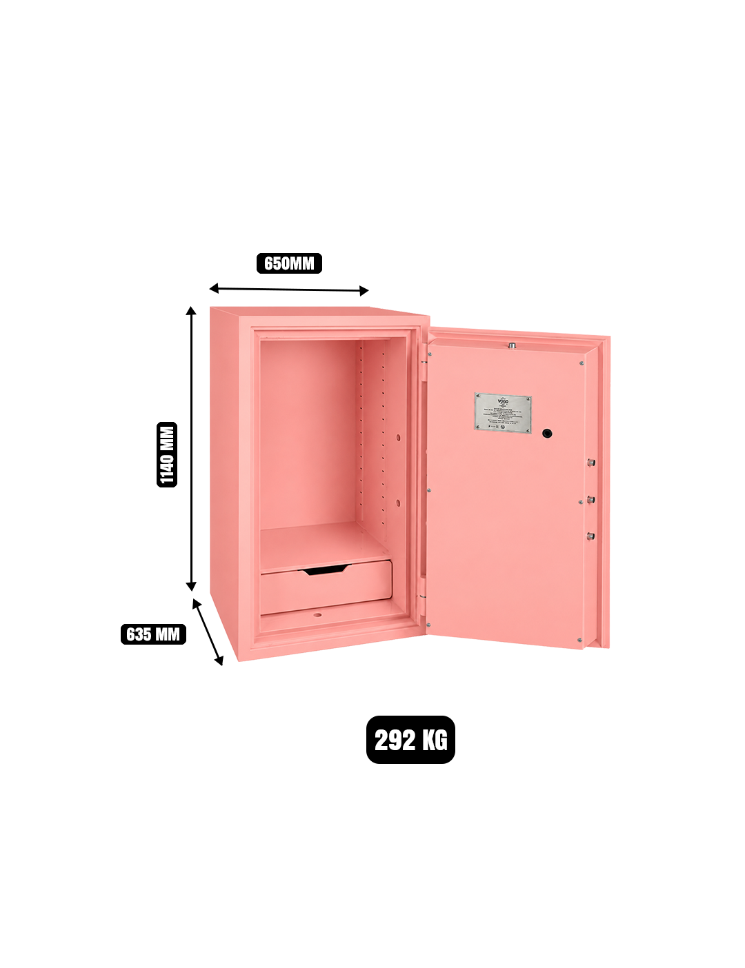 Shinjin Safe Tech Vogo Safes VGF-1140, DESERT FLOWER