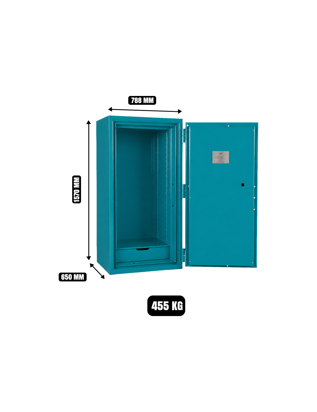 Shinjin Safe Tech Vogo Safes  VGF-1570, QUTZAL GREEN