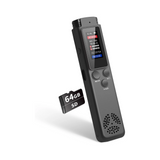 ASINNO 64GB Digital Voice Recorder, Voice-Activated + USB-C