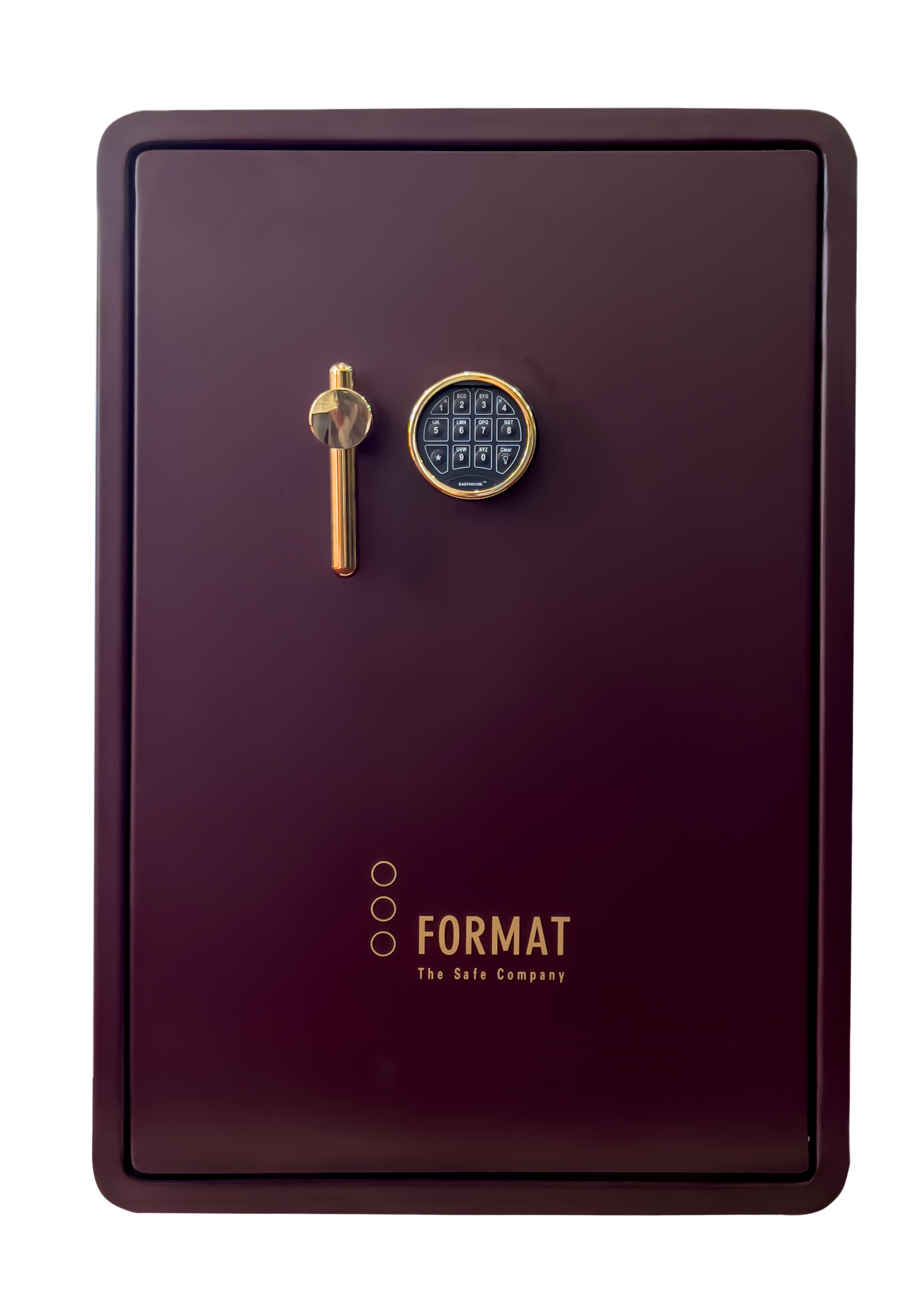 Format Home Safe LEO50 – S&G Electronic Lock, Burgundy