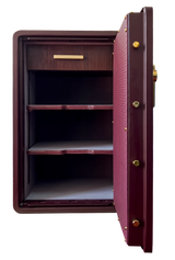Format Home Safe LEO50 – S&G Electronic Lock, Burgundy