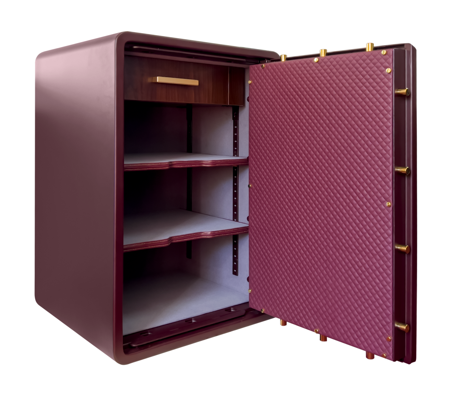 Format Home Safe LEO50 – S&G Electronic Lock, Burgundy