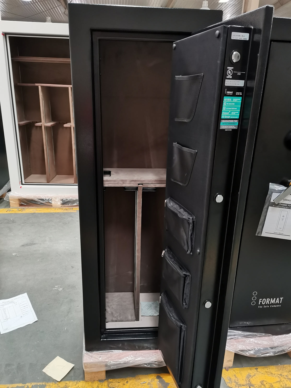 Format Gun Safe DL12W – 60 Min Fire Rated, S&G Electronic Lock, Black