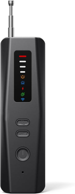 Hidden Camera Detectors, Advanced Anti-Spy Technology RF Signal GPS Tracker Finder, Wireless Bug Sweeper with Magnetic Detection for Home Office Travel Security, Real-Time Alarm