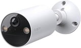 Tapo C410 Outdoor/Indoor Battery Wi-Fi Camera, 2K 3MP, 6400mAh, AI Person Detection, Color Night Vision, No Hub Required, Solar Panel Compatible