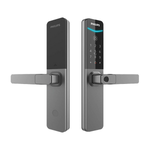 Philips EasyKey DDL615-5HBS Smart Lock, Fingerprint + PIN + RFID + App