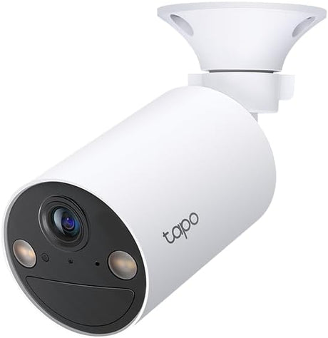 Tapo C410 Outdoor/Indoor Battery Wi-Fi Camera, 2K 3MP, 6400mAh, AI Person Detection, Color Night Vision, No Hub Required, Solar Panel Compatible