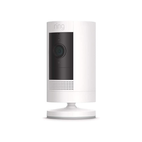 Ring Outdoor Camera Battery (Ring Stick Up Cam Battery) | HD wireless outdoor Security Camera with Two-Way Talk system and Wifi, Works with Alexa | Alternative to CCTV | White | 2 Cameras