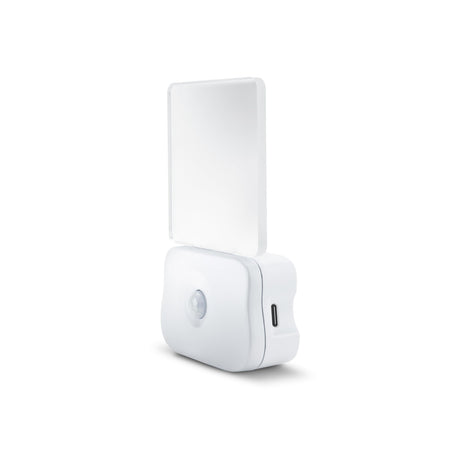Integral LED Motion Sensor Night Light, Plug in Wall with Dusk to Dawn Photocell Sensor, for Hallways, Landings, Stairs, Kitchens, Bedrooms, Baby’s Nursery and More,Transparent, Pack of 1