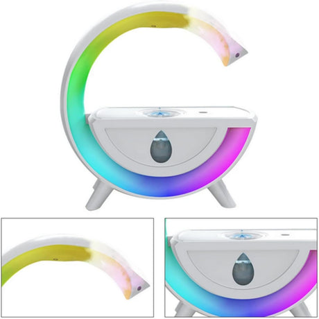 SKEIDO 350ml Anti-gravity Air Humidifier Diffuser Creative Aromatherapy Water Droplet RGB Table Lamp Night Light for Office Bedroom