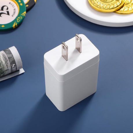 UKCOCO Charger Money Box Valuables Organizer Hidden Storage Organizer Hidden Storage Decor Hiding Places Cash Hider Money Storage Safe Accessories Cash Hidden Container Plastic Carry