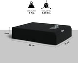 Ozone 5.28 Litres Electronic Portable Personal Drawer Safe with User Pin Access Steel Locker For Home Office - Black