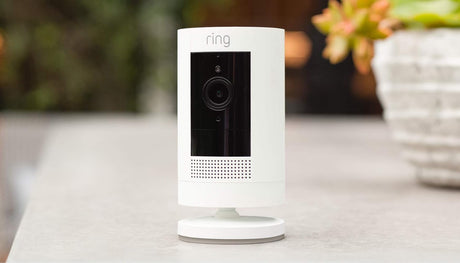 Ring Outdoor Camera Battery (Ring Stick Up Cam Battery) | HD wireless outdoor Security Camera with Two-Way Talk system and Wifi, Works with Alexa | Alternative to CCTV | White | 2 Cameras