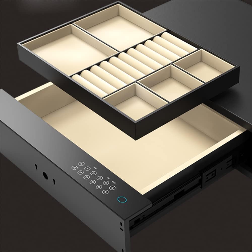 Family Safe, Drawer Storage Safe,Environmental Protection and Safety,Large Weight,Suitable for Hotels, Families and Offices to Place Valuables