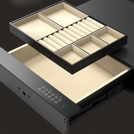 Family Safe, Drawer Storage Safe,Environmental Protection and Safety,Large Weight,Suitable for Hotels, Families and Offices to Place Valuables