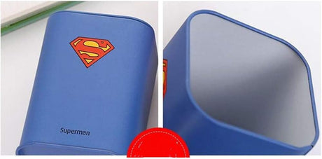 AM ANNA Tinplate Piggy Bank Storage Box Coins Storage Box-Superman