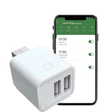 UanTii Smart Adapter Tuya Wifi USB Adapter Timing Schedule Adapter Smart Plug Woks with Smart Life App,Woks with Alexa and Google Home (1 gang)