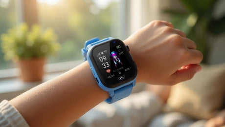 Kids Smart Watch with SOS Call, & GPS Tracking, SIM Card Support, IP67 Waterproof Touch Screen kids smart watch fitness tracker,School Mode, Alarm, Class Mode & Activity Features for Boys Girls