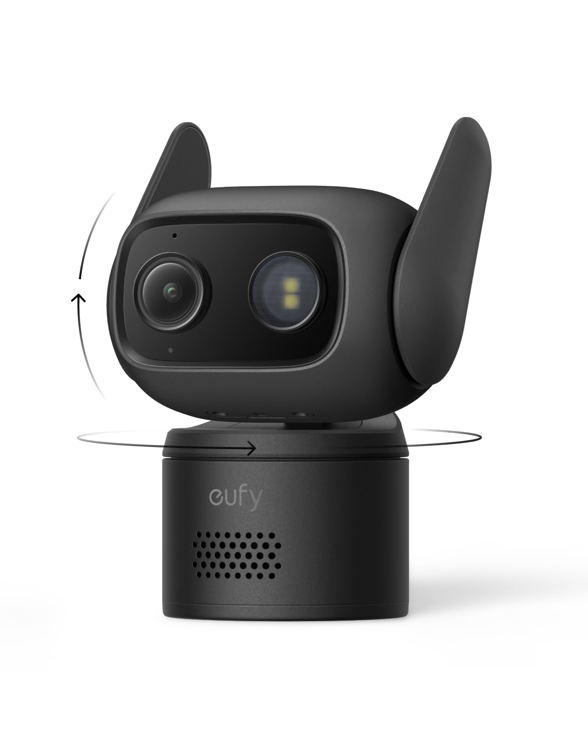 eufy Wired Cam C31,360° Pan/Tilt,Outdoor Camera,Indoor Cameras House Security,Dual Antenna,Colour Night Vision,Subscription-Free On-Device Storage,AI People/Vehicle/Pet/Crying Detection,24/7 Recording