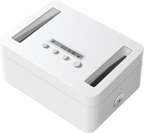 TERRIFI Metal Timed Lock Box, Time lock Box with Child Lock and LED Display, Self-Control Timer Locker, for Phones, Snacks, Video Games or Other Temptations, Can reduce Stress & Anxiety