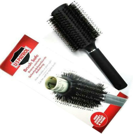 Diversion Safe Hair Brush with Secret Stash Compartment Hide Cash, Keys, Small Jewelry Home Outdoor Travel Mini Safe