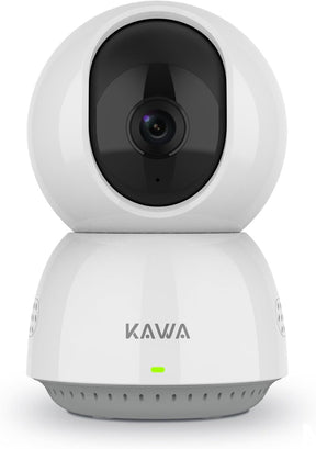 KAWA Baby Monitor, 2K Indoor Security Camera, 2.4G WiFi 360 IP Cameras for Home Security, Pet Camera, 2-Way Audio, Night Vision, Motion Detection, Cloud/TF Card Storage, Works with Alexa, A7